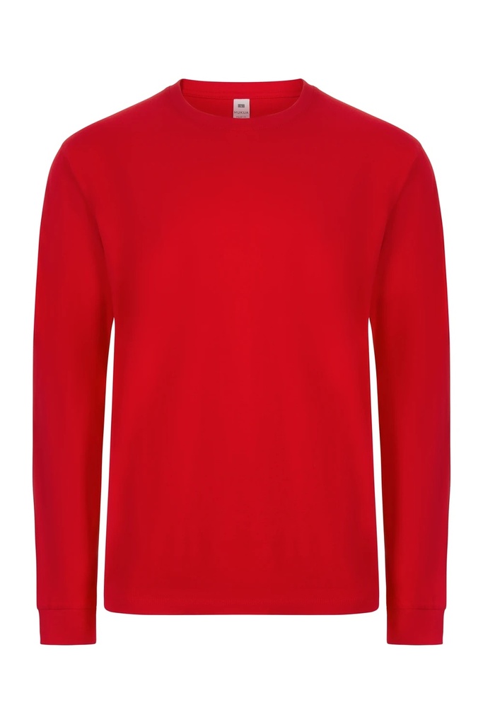 Koszulka polo z długim rękawem unisex PALM LSL TL190UC - RED 400