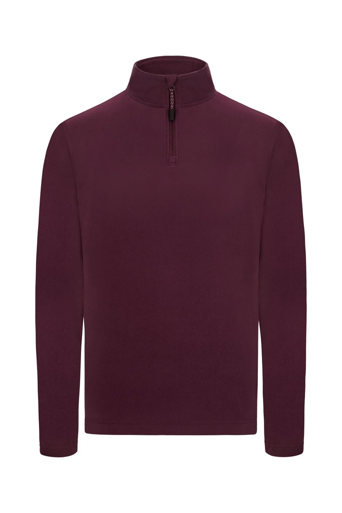 Polar z krótkim zamkiem unisex ALBURY FQ165U - WINE 403