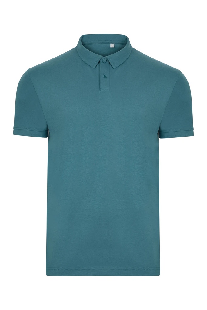 Koszulka polo z krótkim rękawem unisex CREEK PSN160UC - EARTH BLUE 516