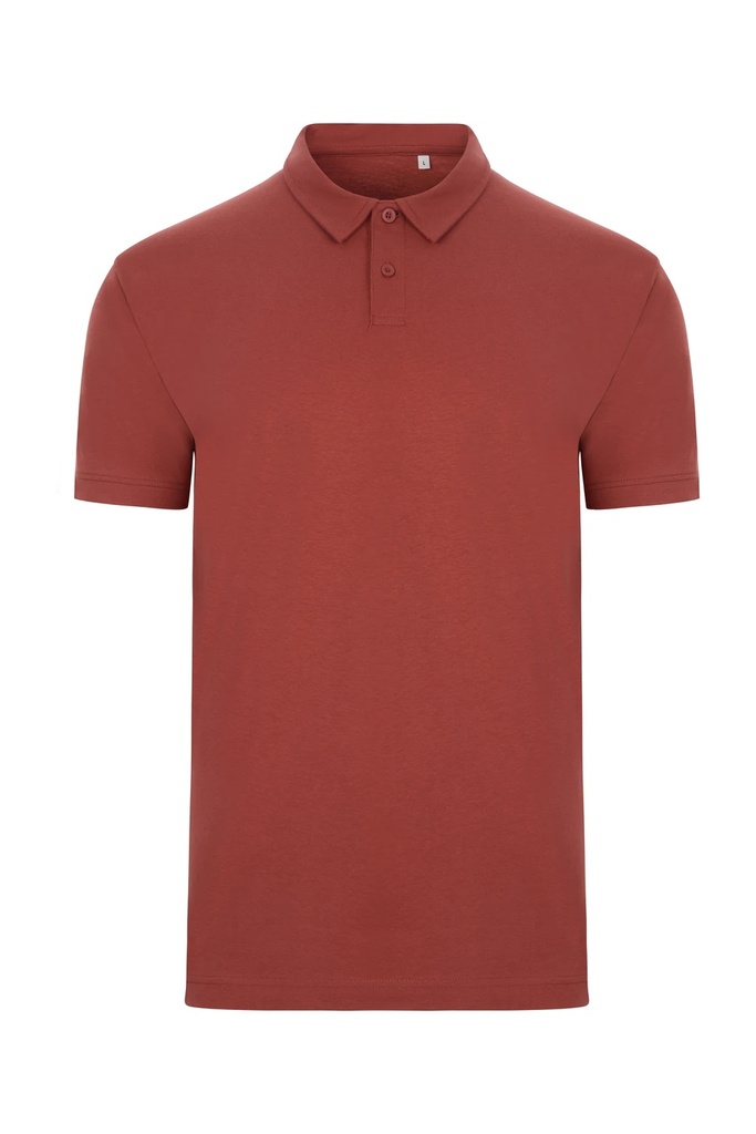 Koszulka polo z krótkim rękawem unisex CREEK PSN160UC - TERRACOTTA 418