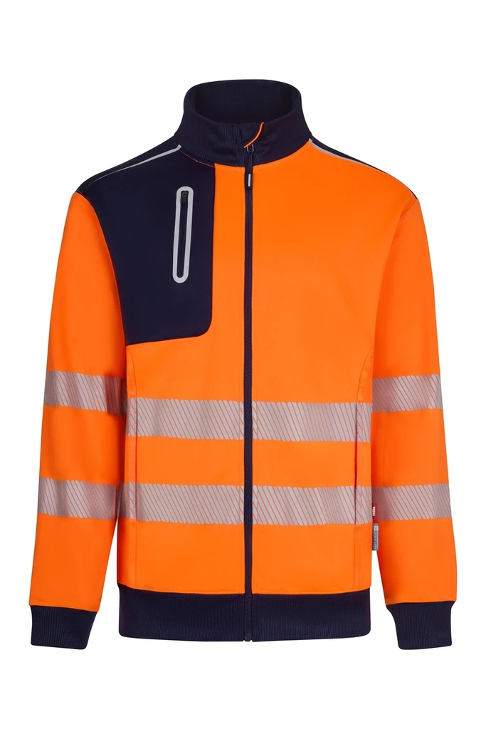 Bluza z odblaskami 305730 - NAVY BLUE/HI-VIS ORANGE 61/19