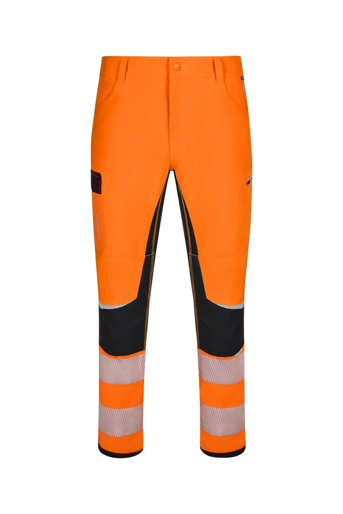 Spodnie z odblaskami 303030X - BLACK/HI-VIS ORANGE 00/19