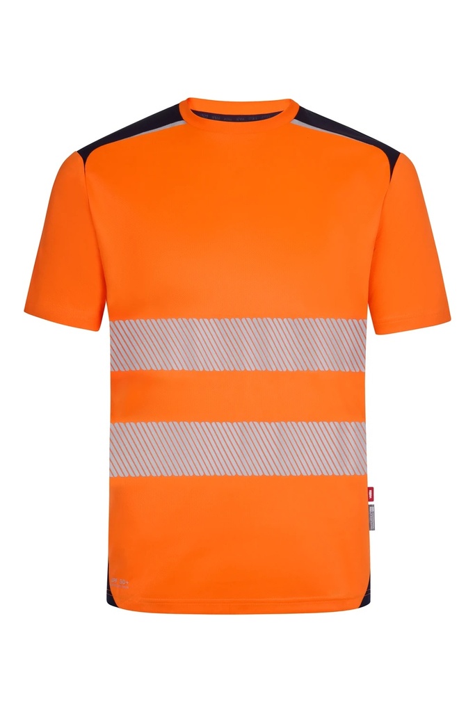 Koszulka z odblaskami 305630 - NAVY BLUE/HI-VIS ORANGE 61/19