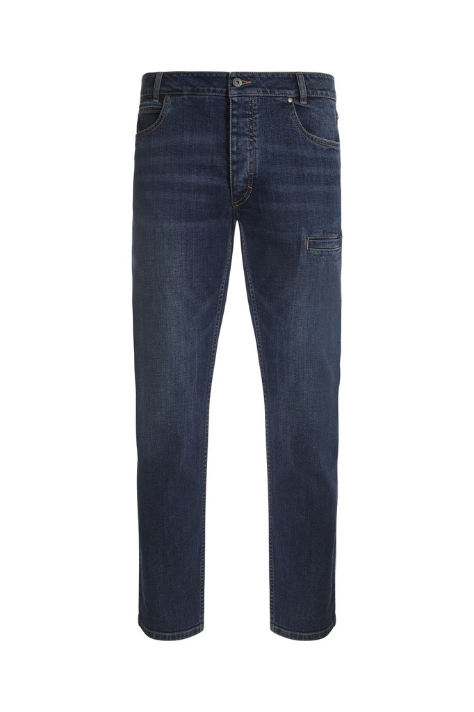 Spodnie stretch 103038S - BLUE DENIM 63