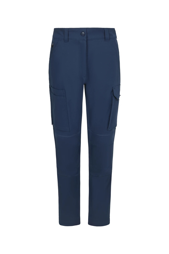Spodnie z wieloma kieszeniami damskie 103030XW - PETROL BLUE 10