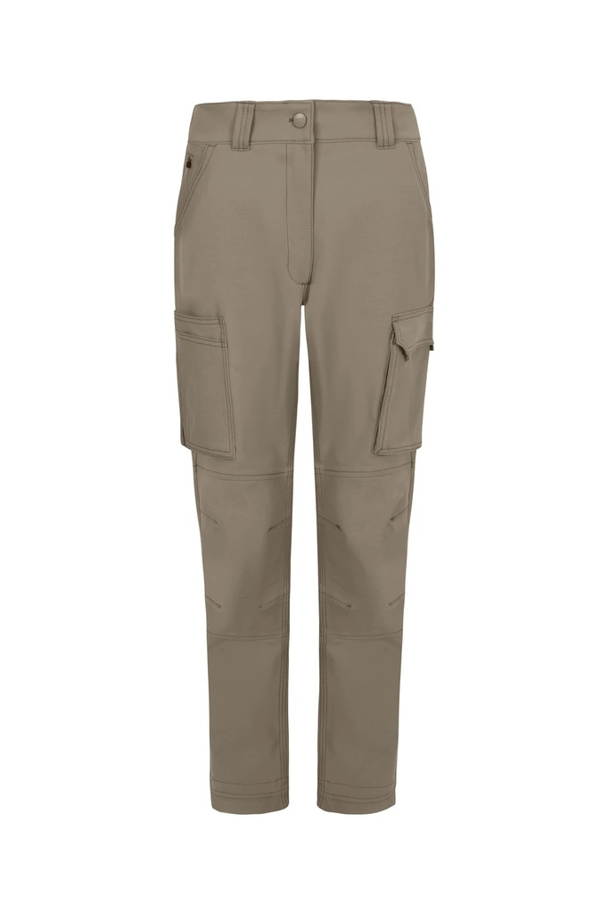 Spodnie z wieloma kieszeniami damskie 103030XW - SAND BEIGE 46