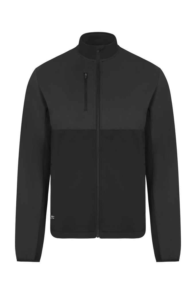 Bluza z pełnym zamkiem 105745 - ANTHRACITE GREY / BLACK 90/00
