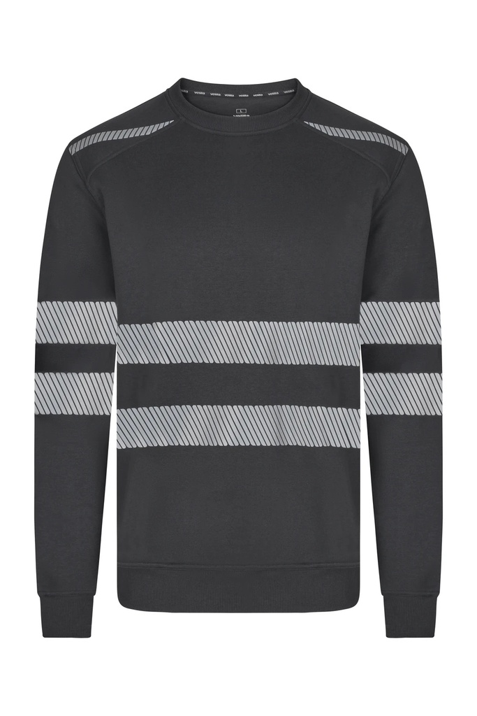 Bluza z okrągłym dekoltem z odblaskami 355701 - ANTHRACITE GREY 90