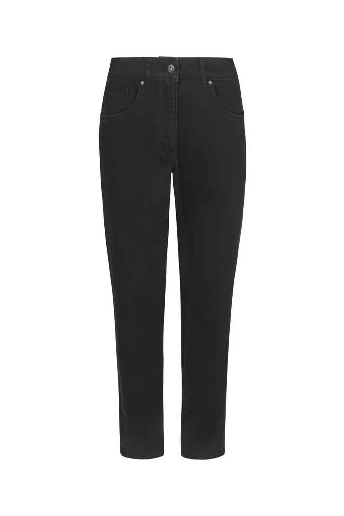 Spodnie stretch damskie 403018SW - BLACK 00