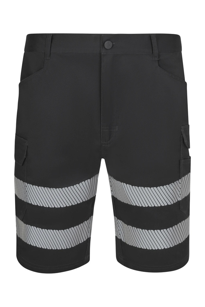 Spodenki stretch z odblaskami 353042S - ANTHRACITE GREY 90