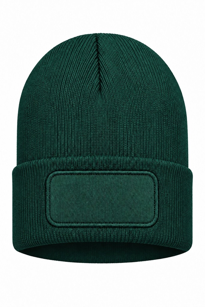 Czapka Zimowa Akrylowa z Naszywką CZZIM LOGO - Bottle Green