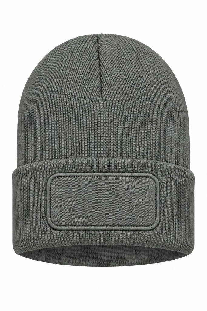 Czapka Zimowa Akrylowa z Naszywką CZZIM LOGO - Graphite
