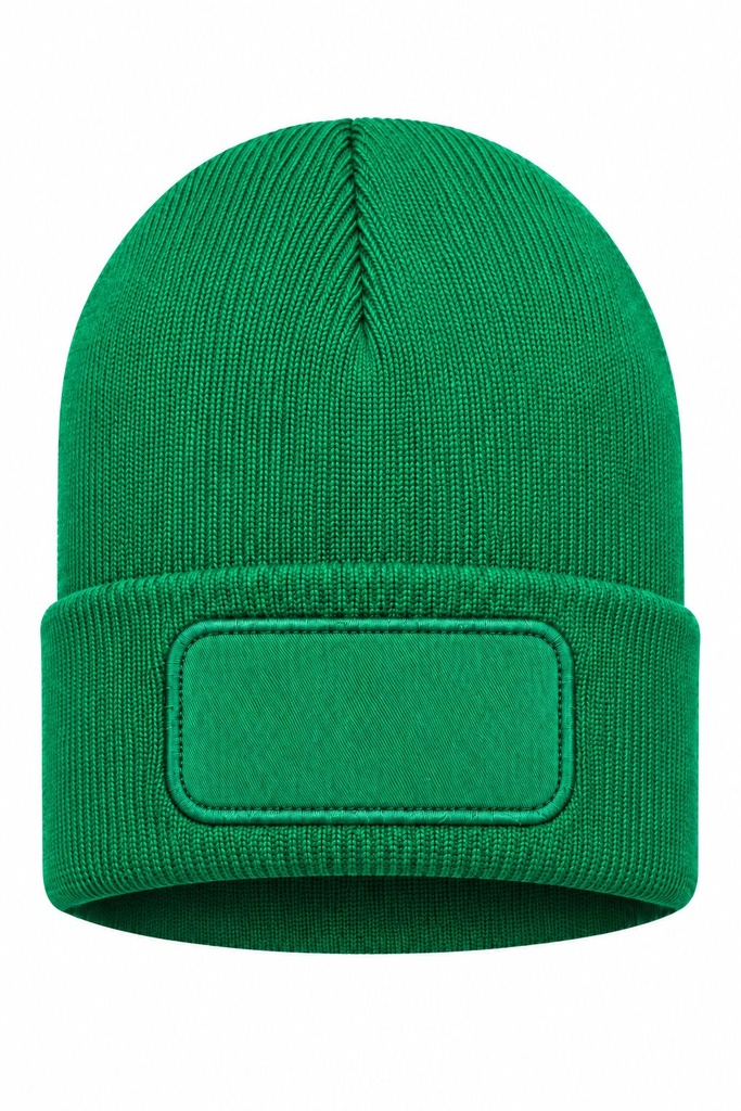 Czapka Zimowa Akrylowa z Naszywką CZZIM LOGO - Kelly Green
