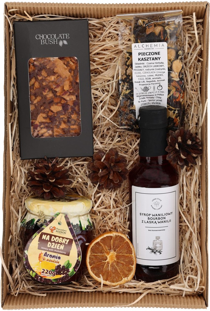 Zestaw prezentowy Chestnut Bourbon ZS0643 - Beżowy