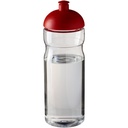 Bidon H2O Base® o pojemności 650 ml z wypukłym wieczkiem 210047 - Przezroczysto-czerwony