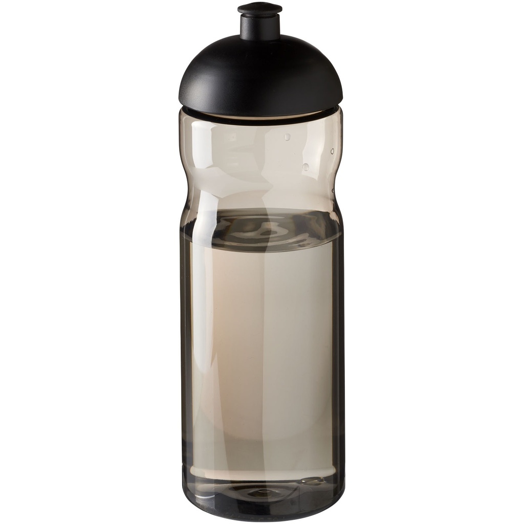 Bidon H2O Base® o pojemności 650 ml z wypukłym wieczkiem 210047 - Węgiel drzewny