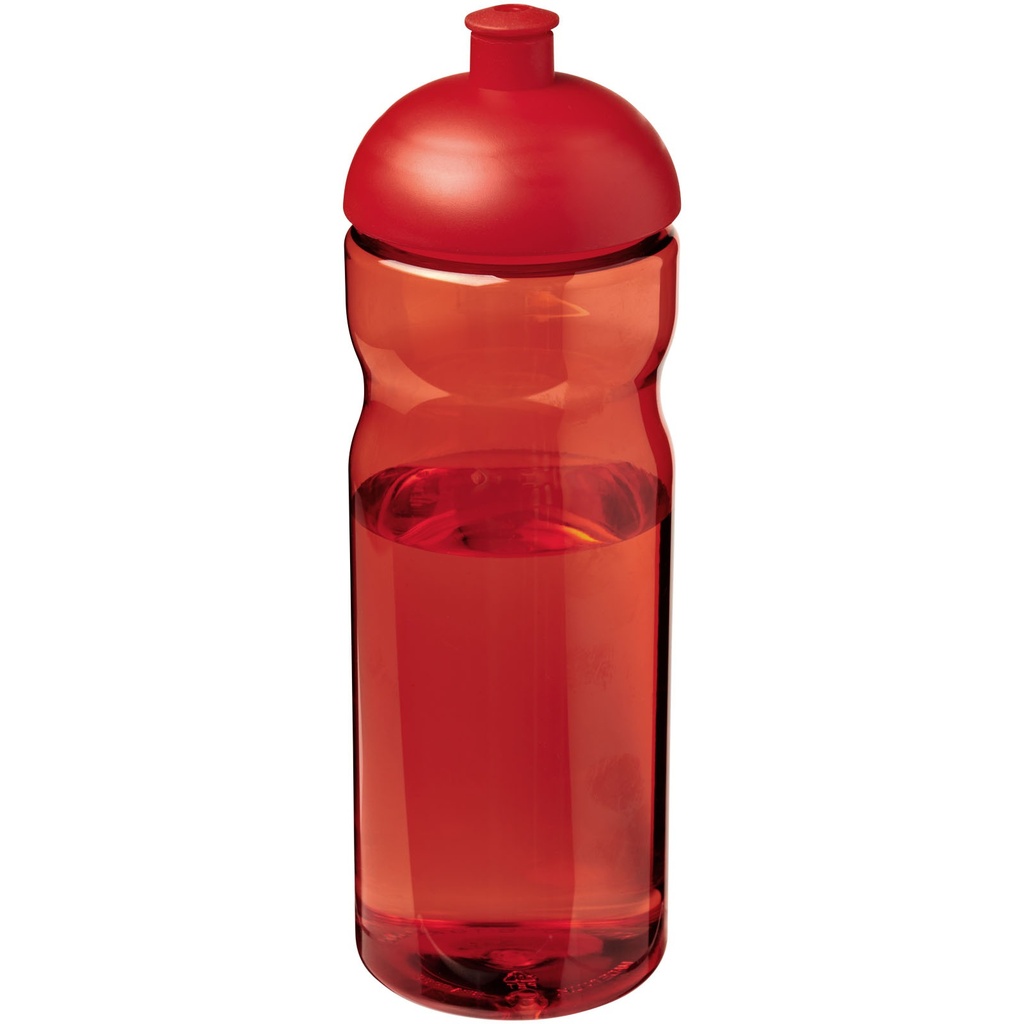 Bidon H2O Base® o pojemności 650 ml z wypukłym wieczkiem 210047 - Czerwony
