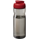Bidon H2O Active® Eco POP Base o pojemności 650 ml z wieczkiem zaciskowym 210097 - Węgiel drzewno-czerwony