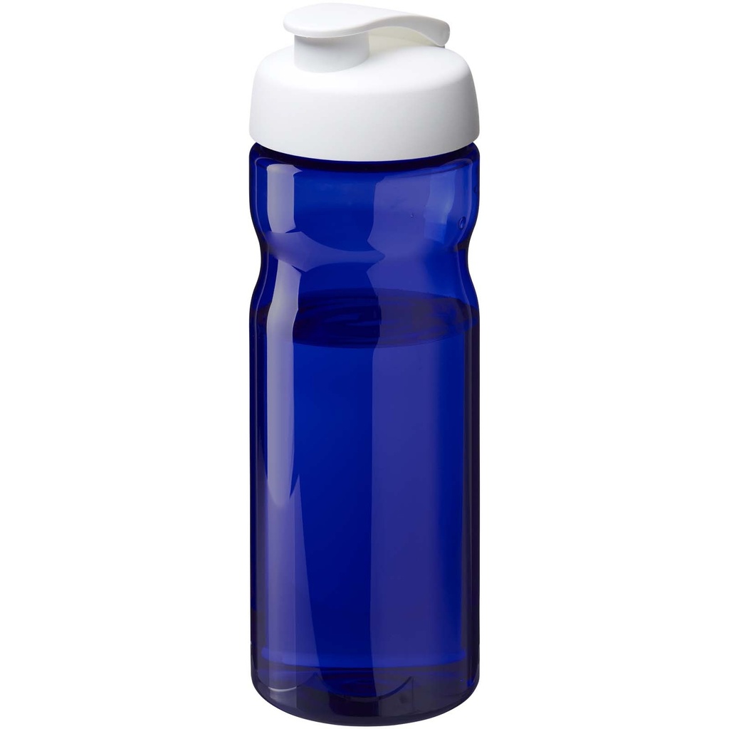 Bidon H2O Active® Eco POP Base o pojemności 650 ml z wieczkiem zaciskowym 210097 - Niebiesko-biały