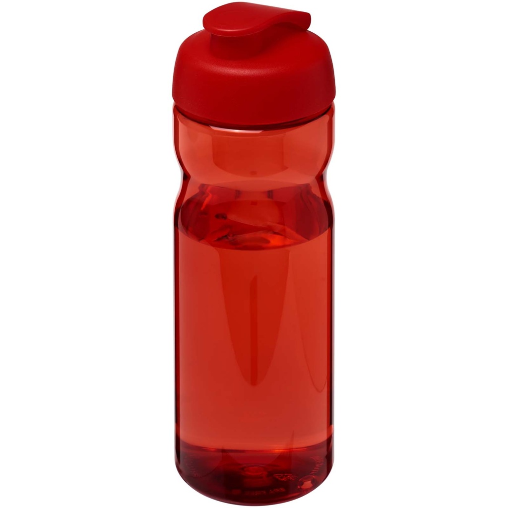 Bidon H2O Active® Eco POP Base o pojemności 650 ml z wieczkiem zaciskowym 210097 - Czerwony