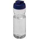 Bidon H2O Active® Eco POP Base o pojemności 650 ml z wieczkiem zaciskowym 210097 - Przezroczysto-niebieski