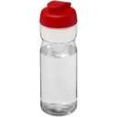 Bidon H2O Active® Eco POP Base o pojemności 650 ml z wieczkiem zaciskowym 210097 - Przezroczysto-czerwony