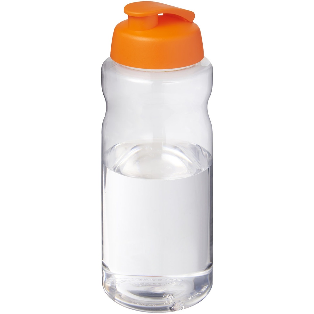 H2O Active® Big Base bidon z wieczkiem zaciskowym o pojemności 1 litra 210175 - Pomarańczowy