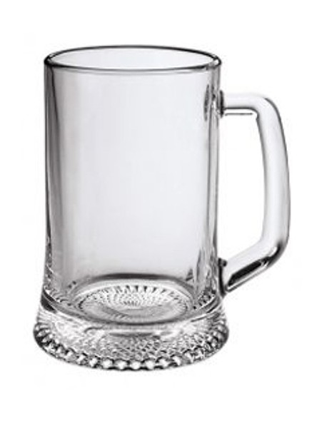 Kufel szklany z uchem 650 ml