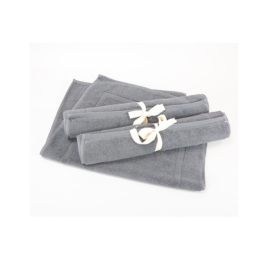 Mata kąpielowa bawełniana AR019 - Anthracite Grey