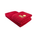 Mata Kapielowa Bawelniana Gruba AR019 - Deep Red