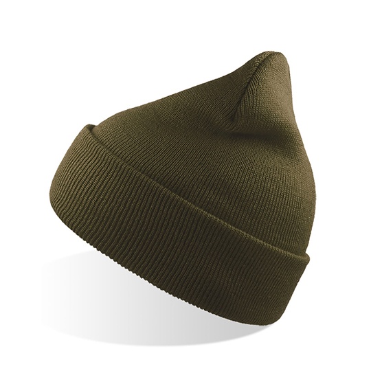 Czapka Beanie Akrylowa Dwuwarstwowa AT703 - Olive