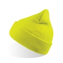 Czapka Beanie Akrylowa Dwuwarstwowa AT703 - Yellow Fluo