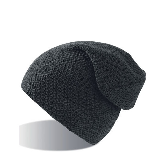 Czapka Oversize Akrylowa Dwuwarstwowa AT710 - Black