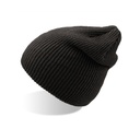 Czapka Beanie Dluga Dzianina Akrylowa AT717 - Black