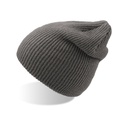 Czapka Beanie Dluga Dzianina Akrylowa AT717 - Dark Grey