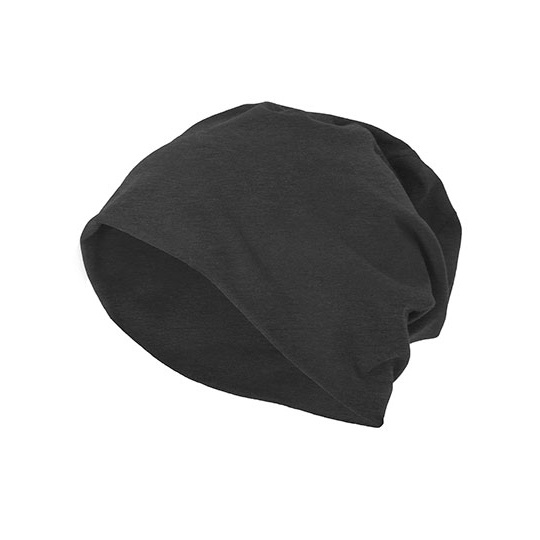 Czapka Elastyczna Jersey BY002 - Charcoal (Heather)