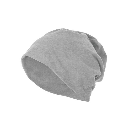 Czapka Elastyczna Jersey BY002 - Heather Grey