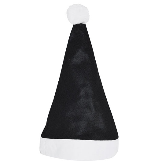 Czapka Swiateczna Poliestrowa C4001 - Black & White