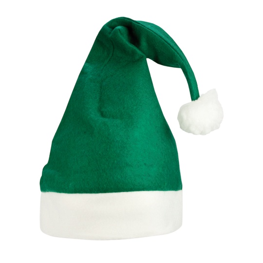 Czapka Swiateczna Poliestrowa C4001 - Green & White