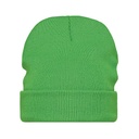 Czapka Dzianinowa Akrylowa z Wywinięciem C700 - Lime Green