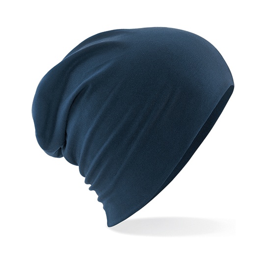 Czapka Beanie Luzna Bawelniana Dwuwarstwowa CB368 - French Navy