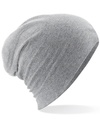 Czapka Beanie Luzna Bawełniana Dwuwarstwowa CB368 - Heather Grey