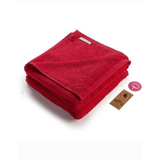 Ręcznik Bawełniany Frota Gesty Splot AR035 - Deep Red