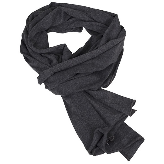 Szalik Uniwersalny Bawelniany Jersey BY063 - Charcoal (Heather)