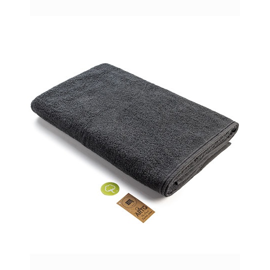 Duży ręcznik z lamówką AR038 - Graphite