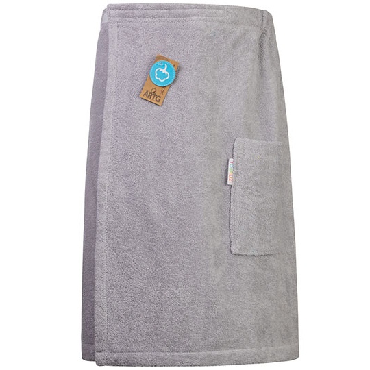 Kilt Kapielowy Bawelniany AR042 - Light Grey