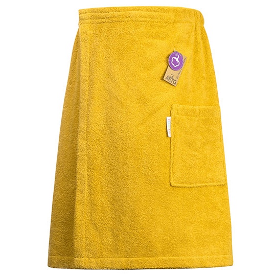 Kilt Kąpielowy Bawełniany AR042 - Mustard
