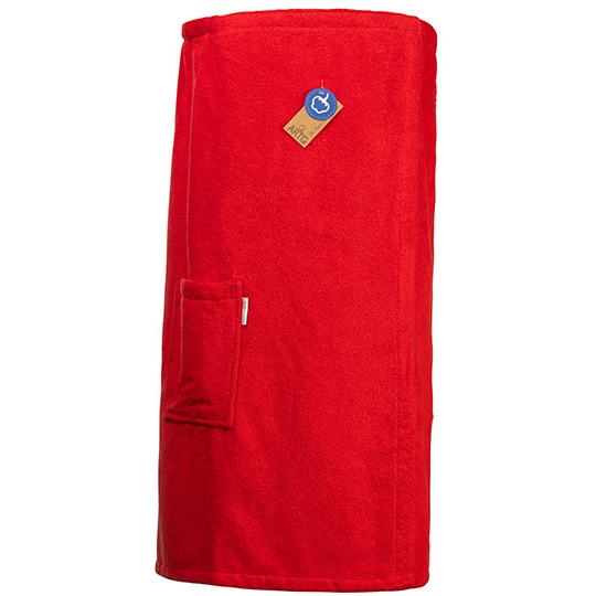 Kilt Saunowy Damski Bawełniany AR043 - Fire Red