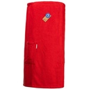 Kilt Saunowy Damski Bawełniany AR043 - Fire Red