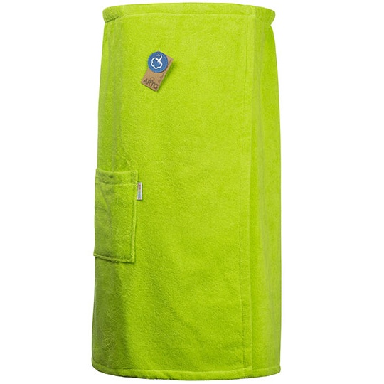 Kilt Saunowy Damski Bawelniany AR043 - Lime Green